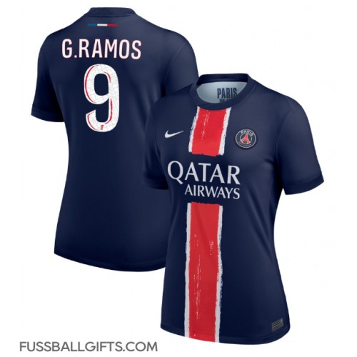 Paris Saint-Germain Goncalo Ramos #9 Fußballbekleidung Heimtrikot Damen 2024-25 Kurzarm